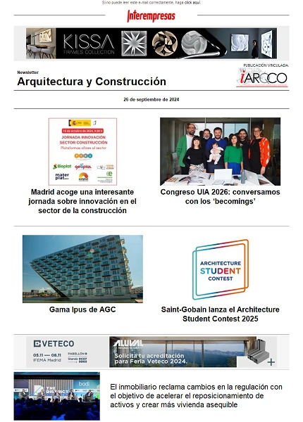 Newsletter Arquitectura y Construcción