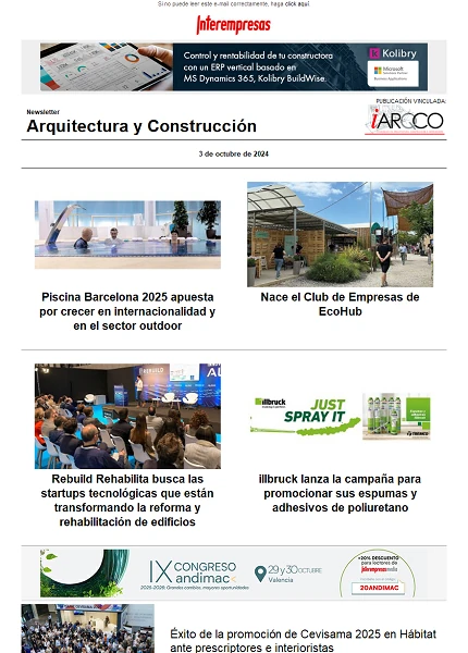 Newsletter Arquitectura y Construcción