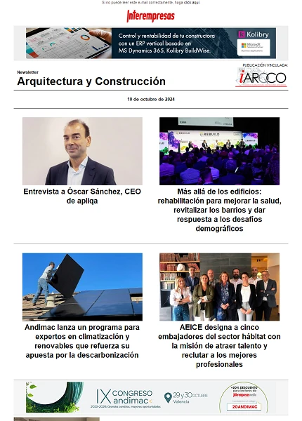 Newsletter Arquitectura y Construcción