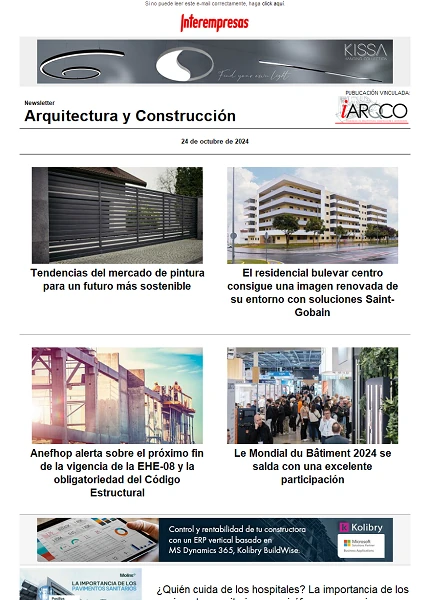 Newsletter Arquitectura y Construcción