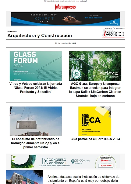 Newsletter Arquitectura y Construcción