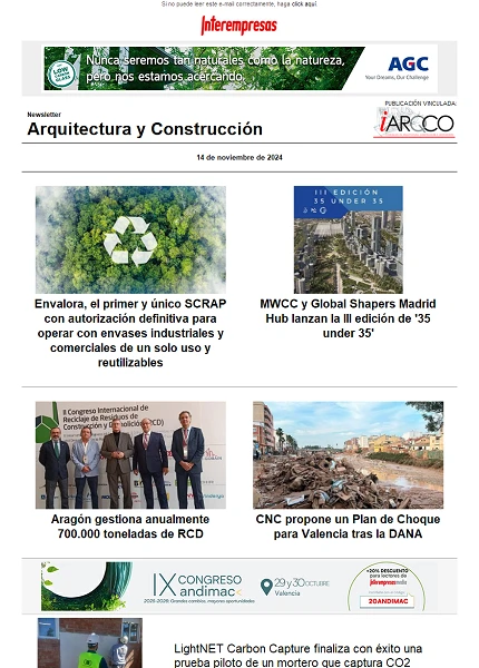 Newsletter Arquitectura y Construcción