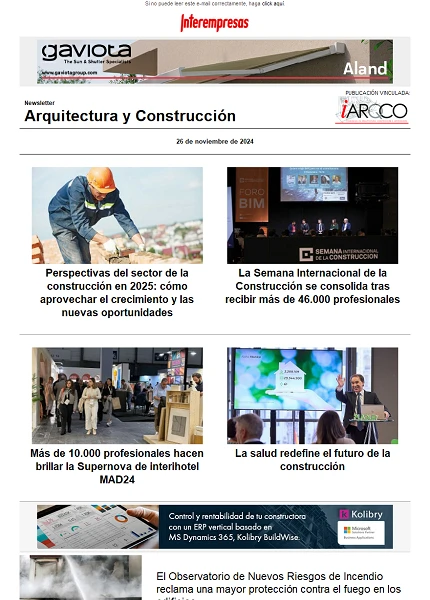 Newsletter Arquitectura y Construcción