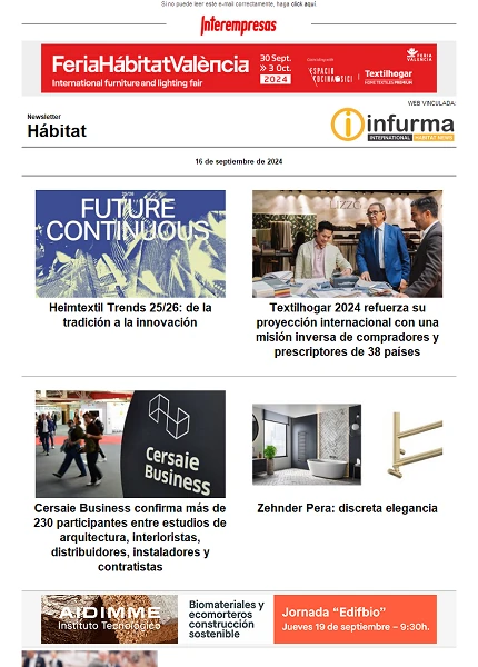 Newsletter Hábitat