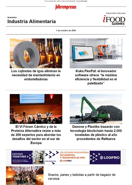 Newsletter Industria alimentaria