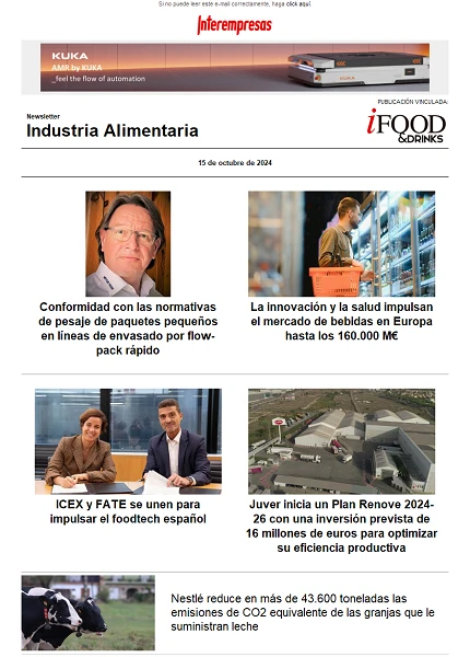 Newsletter Industria alimentaria