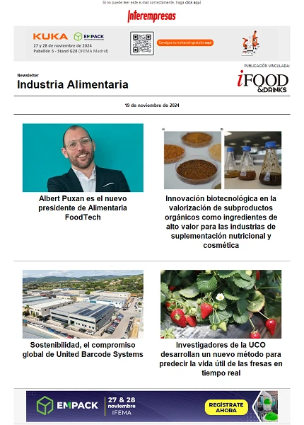 Newsletter Industria alimentaria