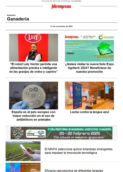 Newsletter Ganadería