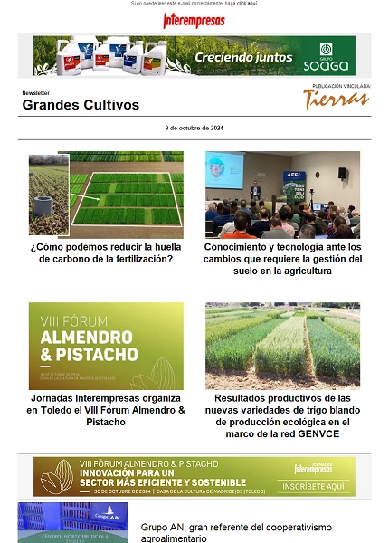 Newsletter Grandes Cultivos