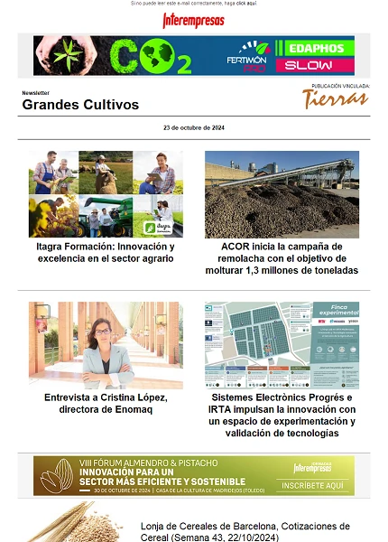 Newsletter Grandes Cultivos