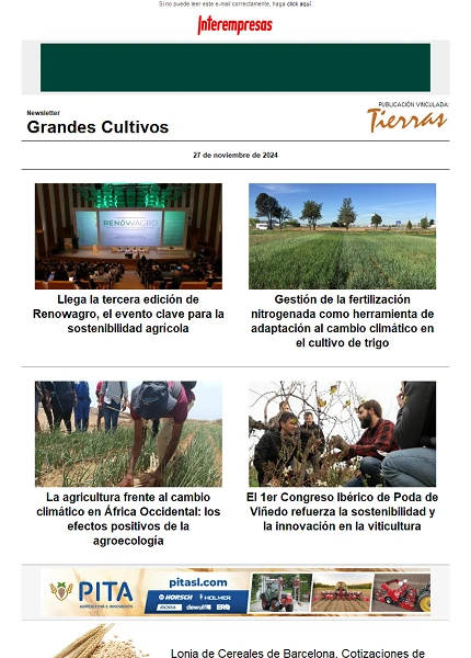 Newsletter Grandes Cultivos