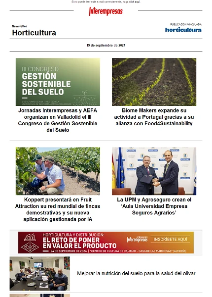 Newsletter Horticultura