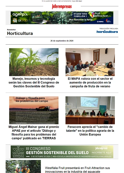 Newsletter Horticultura