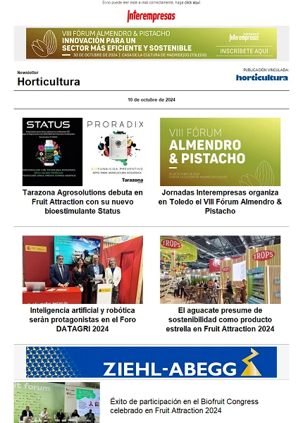 Newsletter Horticultura