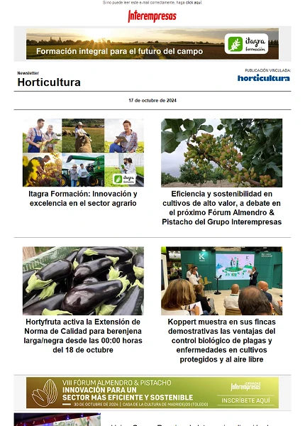 Newsletter Horticultura