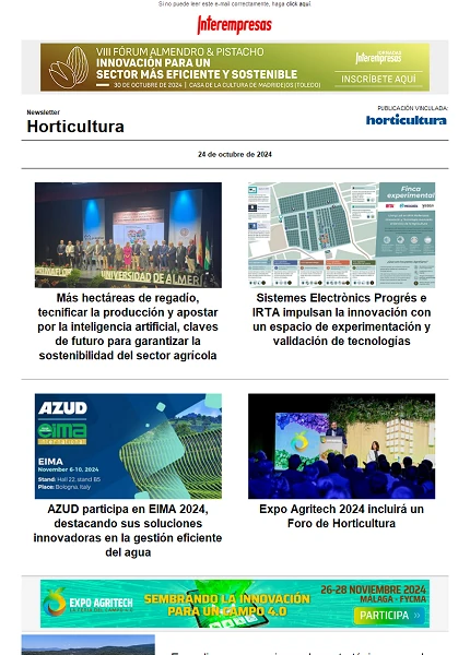 Newsletter Horticultura