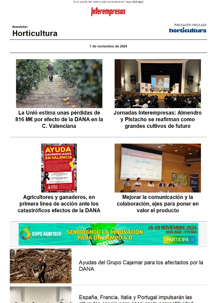 Newsletter Horticultura