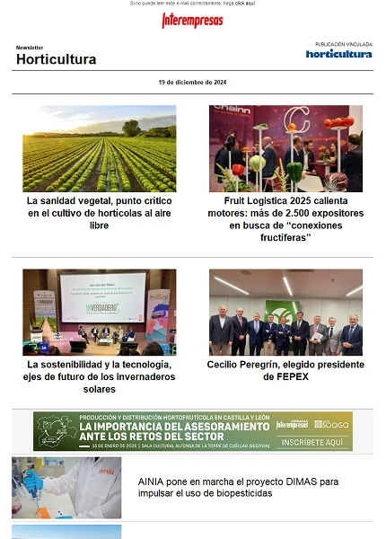 Newsletter Horticultura