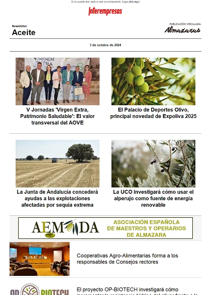 Newsletter Aceite