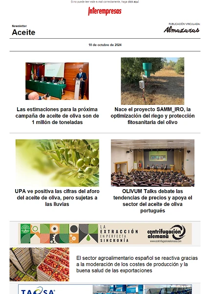 Newsletter Aceite