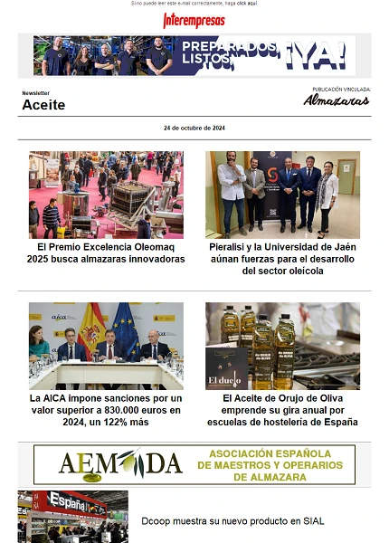 Newsletter Aceite