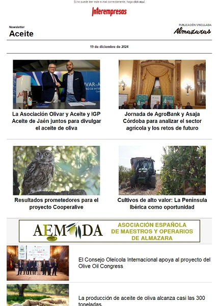 Newsletter Aceite