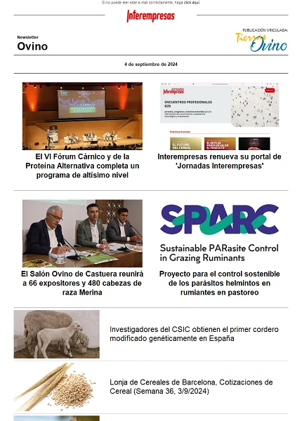 Newsletter Ovino