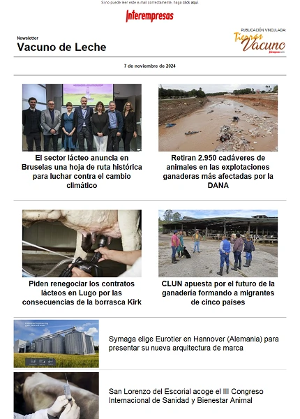 Newsletter Vacuno de Leche