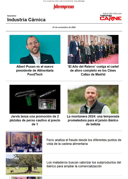 Newsletter Industria Cárnica