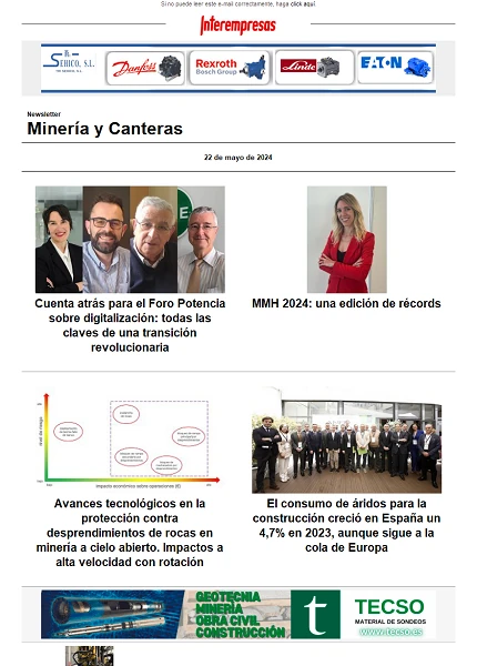 Newsletter Minería y Canteras