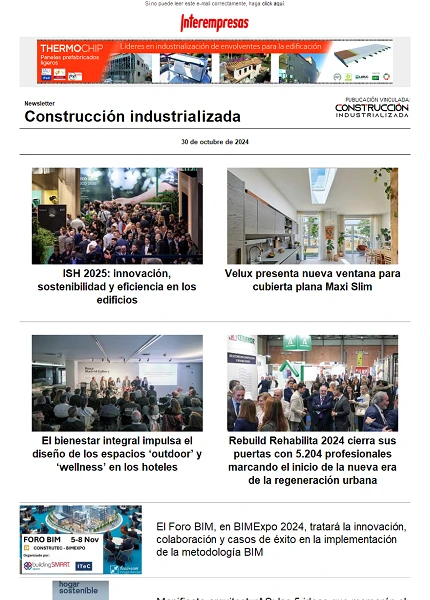 Newsletter Construcción industrializada