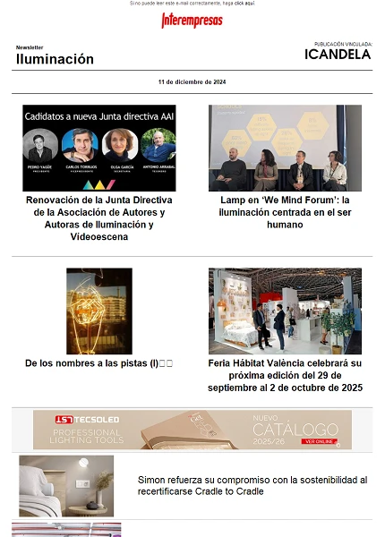 Newsletter Iluminación