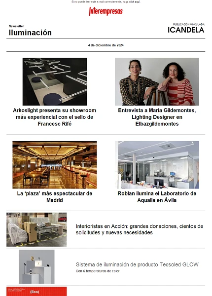 Newsletter Iluminación