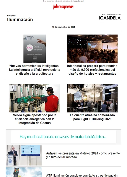 Newsletter Iluminación