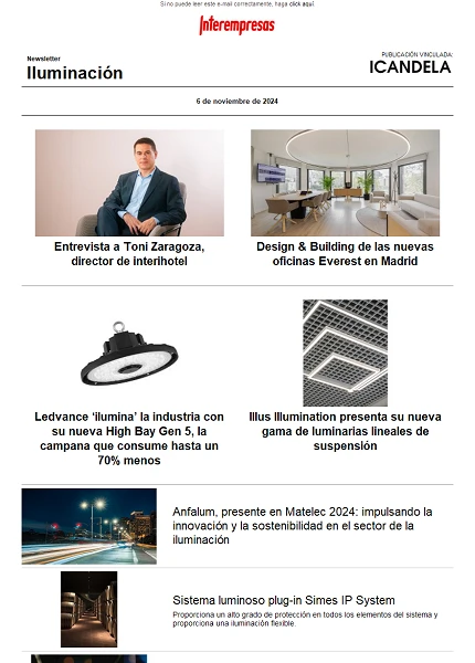 Newsletter Iluminación