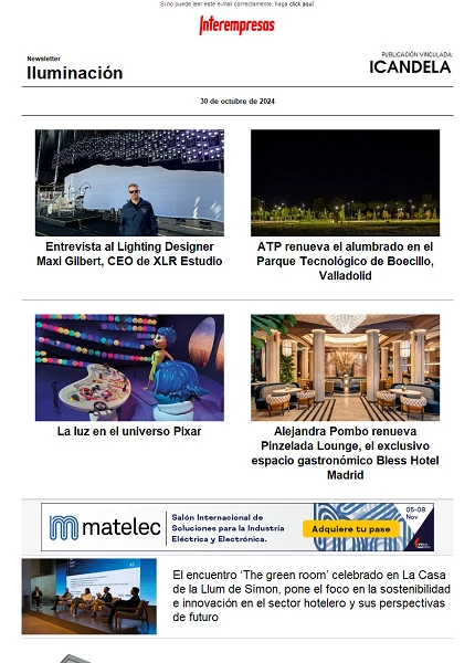 Newsletter Iluminación