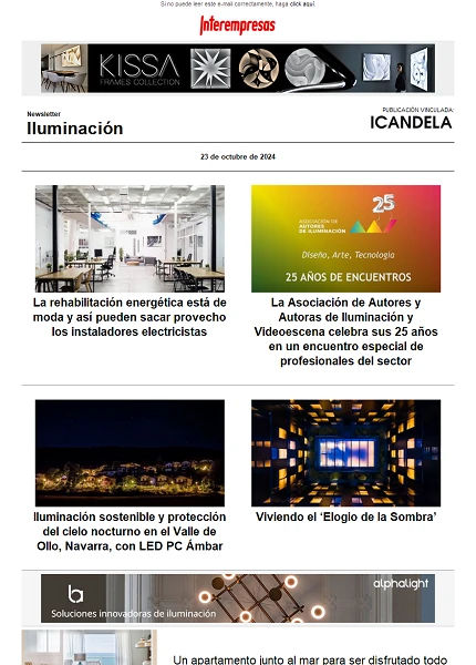 Newsletter Iluminación