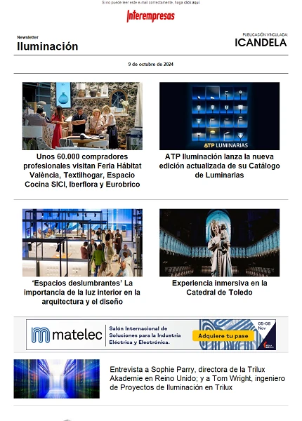 Newsletter Iluminación