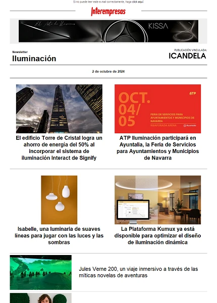 Newsletter Iluminación