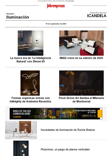 Newsletter Iluminación