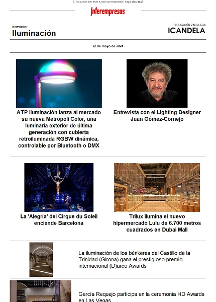 Newsletter Iluminación