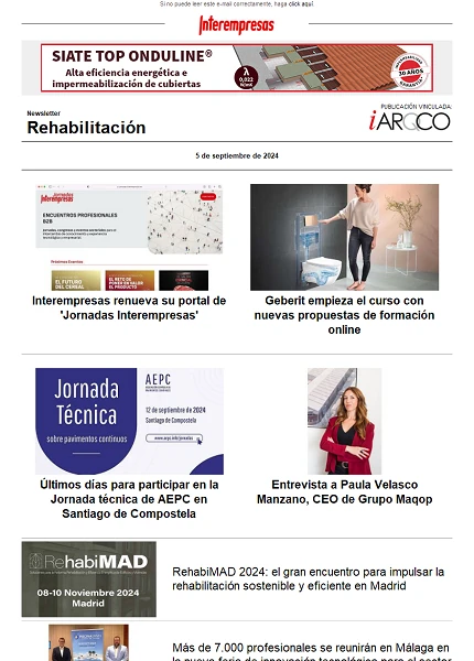 Newsletter Rehabilitación