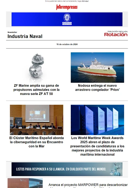 Newsletter Construcción Naval