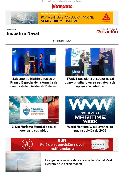 Newsletter Construcción Naval