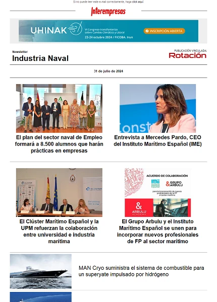 Newsletter Construcción Naval