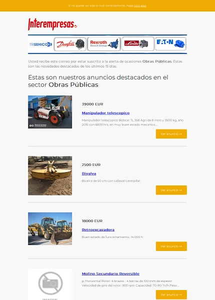 Alerta ocasiones Obras Pblicas