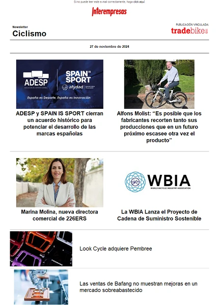 Newsletter TradeBike