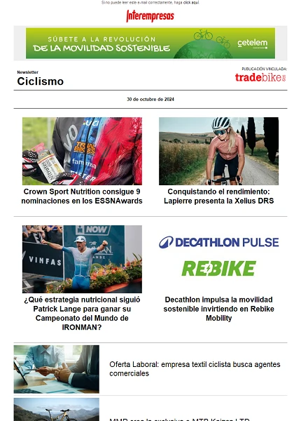 Newsletter TradeBike