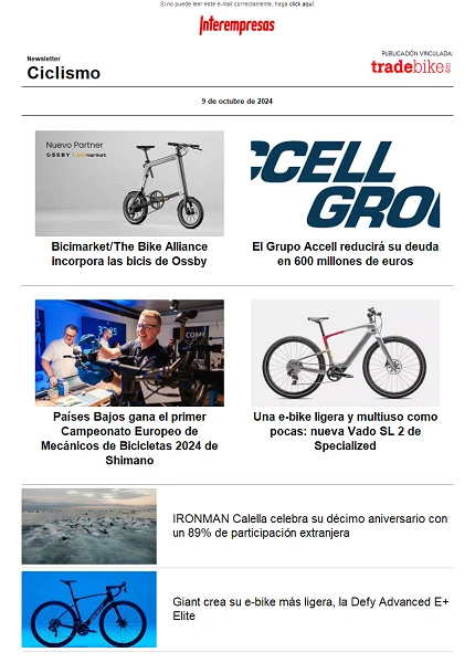 Newsletter TradeBike