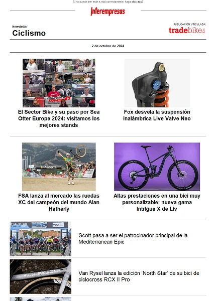 Newsletter TradeBike